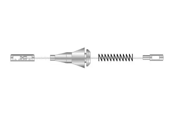 Cable Pull, parking brake (CF6376)
