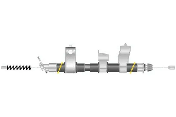 Cable Pull, parking brake (CF6244)