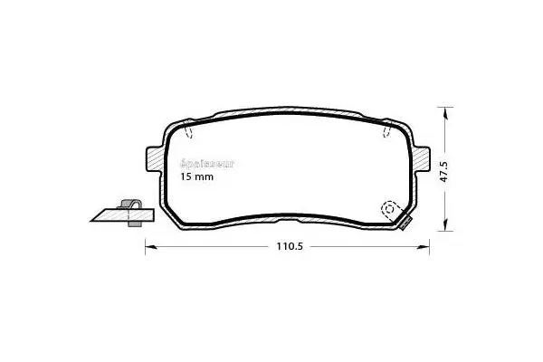 Brake Pad Set, disc brake (1231)