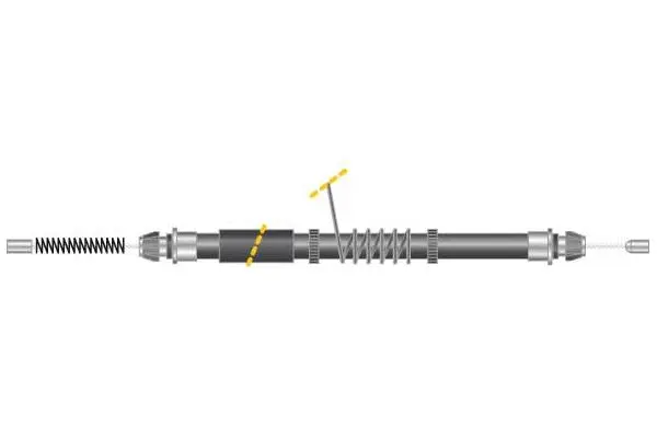 Cable Pull, parking brake (CF5938)