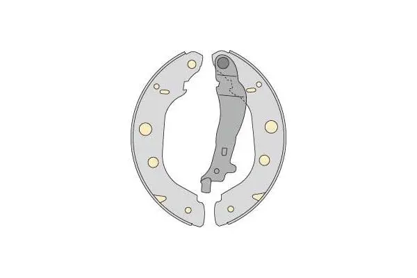 Brake Shoe Set (M754)