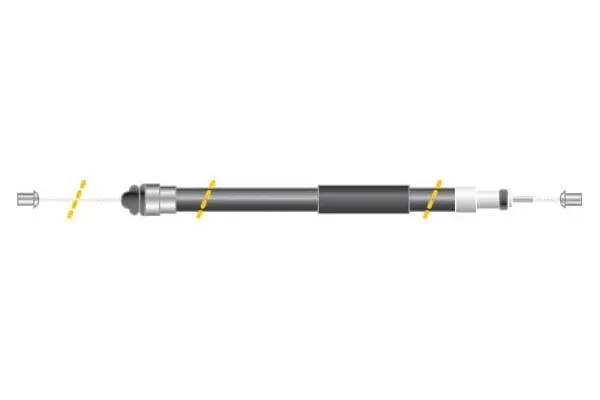 Cable Pull, parking brake (CF5715)
