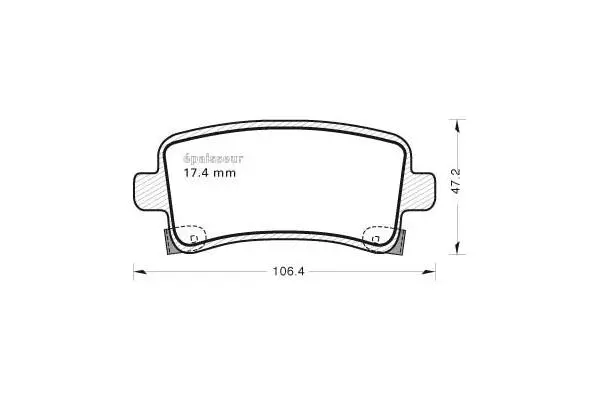 Brake Pad Set, disc brake (988)