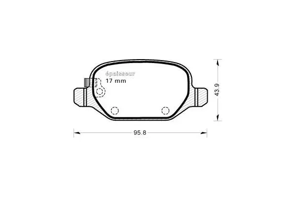 Brake Pad Set, disc brake (1135)