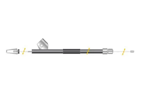Cable Pull, parking brake (CF5874)