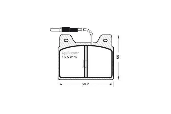 Brake Pad Set, disc brake (51)