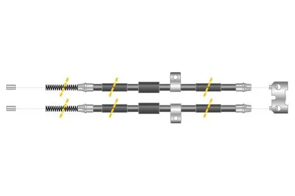Cable Pull, parking brake (CF6173)