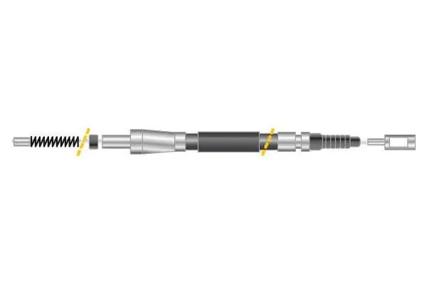 Cable Pull, parking brake (CF5025)