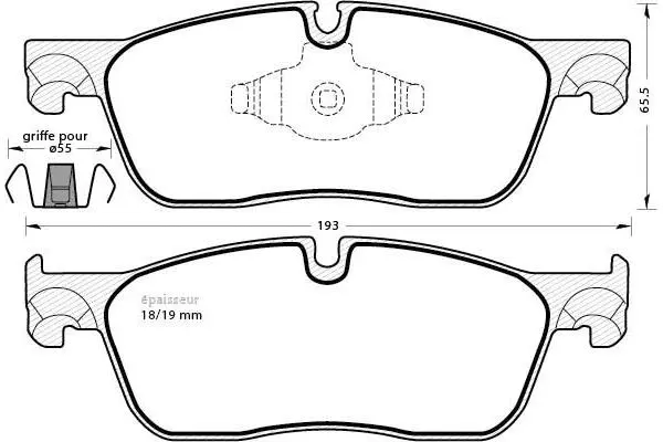Brake Pad Set, disc brake (1318)
