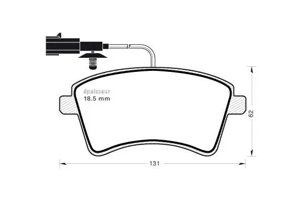 Brake Pad Set, disc brake (1079)