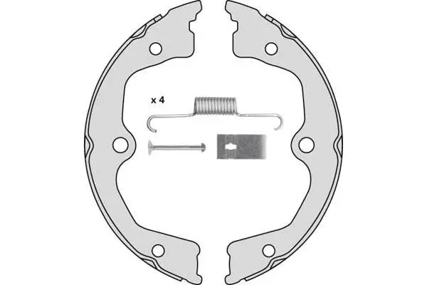 Brake Shoe Set, parking brake (M914R)