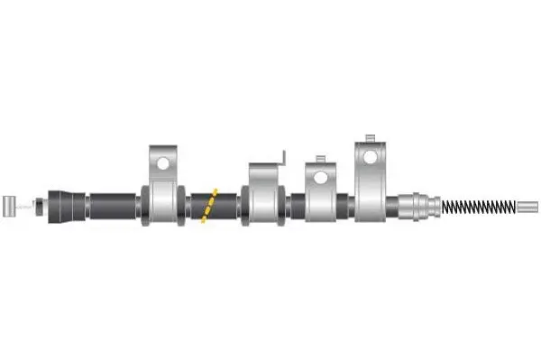 Cable Pull, parking brake (CF6095)