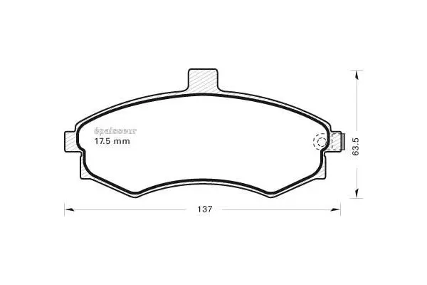Brake Pad Set, disc brake (769)