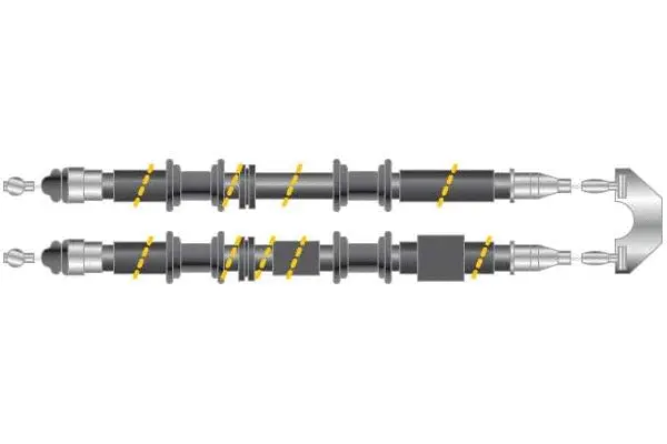 Cable Pull, parking brake (CF5957)