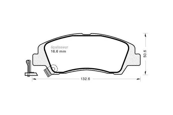 Brake Pad Set, disc brake (1179)