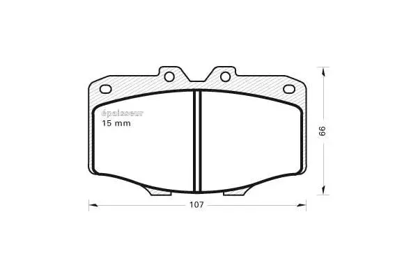 Brake Pad Set, disc brake (266)
