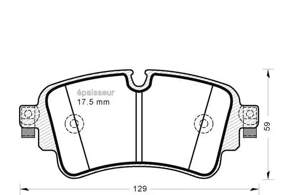 Brake Pad Set, disc brake (1247)