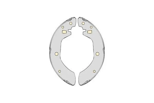 Brake Shoe Set (M610)