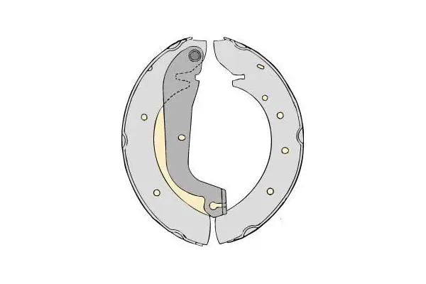 Brake Shoe Set (M643)
