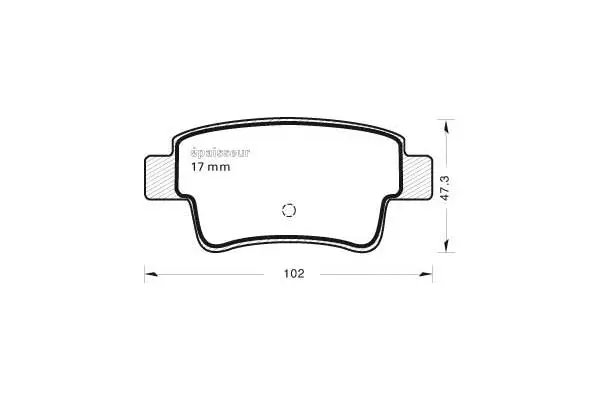 Brake Pad Set, disc brake (837)