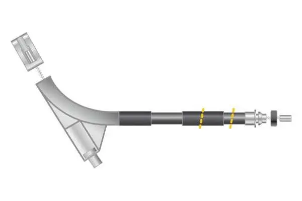 Cable Pull, parking brake (CF5392)