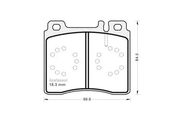 Brake Pad Set, disc brake (450)