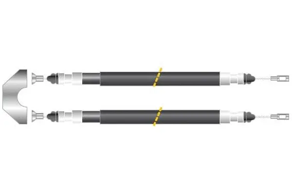 Cable Pull, parking brake (CF5861)