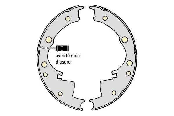 Brake Shoe Set (M732)