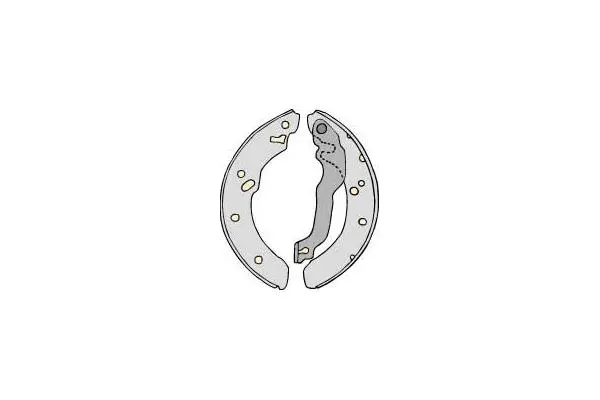 Brake Shoe Set (M676)