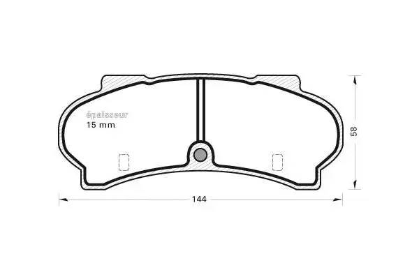 Brake Pad Set, disc brake (94)