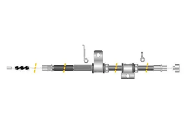 Cable Pull, parking brake (CF6385)