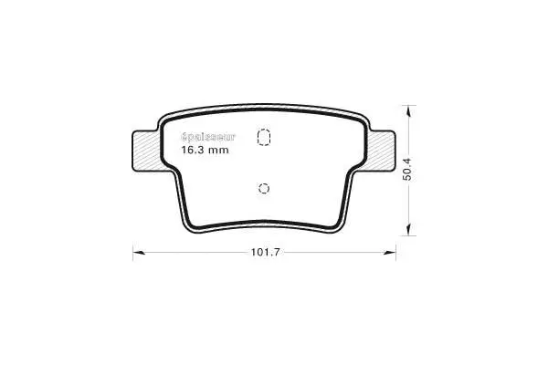 Brake Pad Set, disc brake (802)
