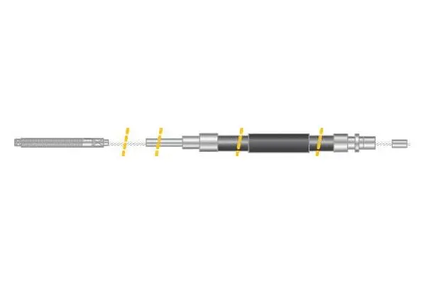 Cable Pull, parking brake (CF5593)
