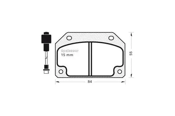 Brake Pad Set, disc brake (126)