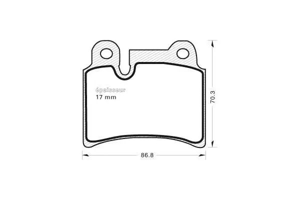 Brake Pad Set, disc brake (927)