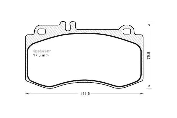 Brake Pad Set, disc brake (1003)