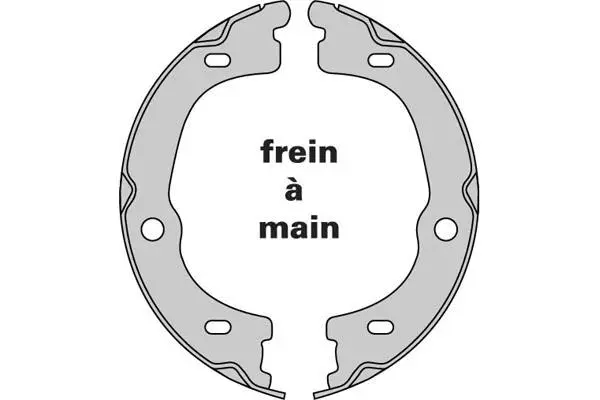 Brake Shoe Set, parking brake (M977)