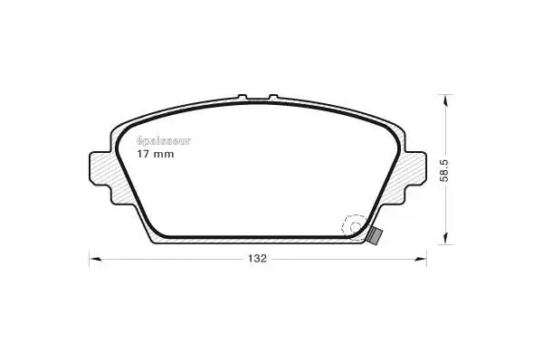 Brake Pad Set, disc brake (534)