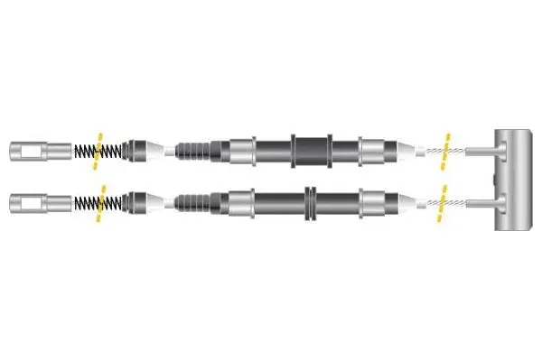 Cable Pull, parking brake (CF5324)