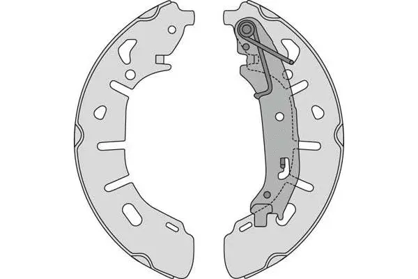 Brake Shoe Set (M910)