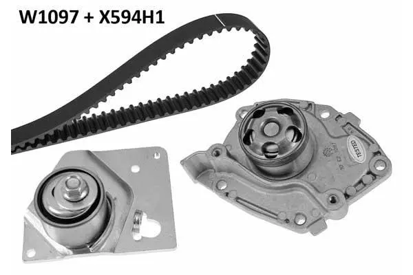 Water Pump & Timing Belt Kit (1097K1)