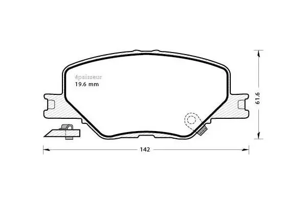 Brake Pad Set, disc brake (1317)