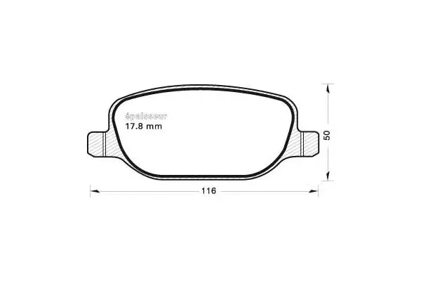 Brake Pad Set, disc brake (680)