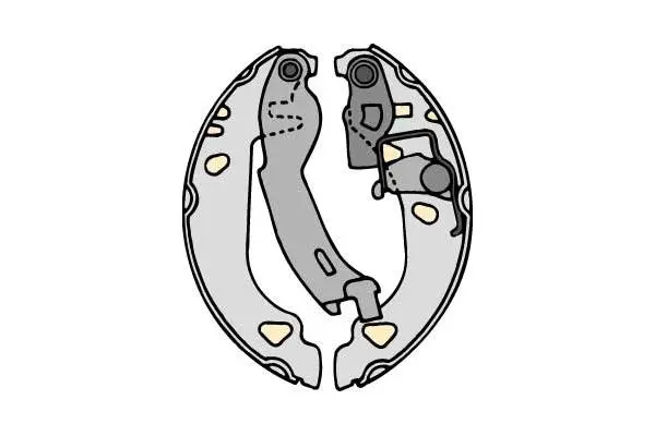 Brake Shoe Set (M728)