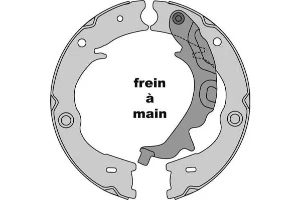Brake Shoe Set, parking brake (M946)