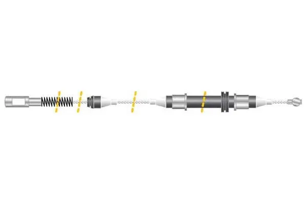 Cable Pull, parking brake (CF5340)