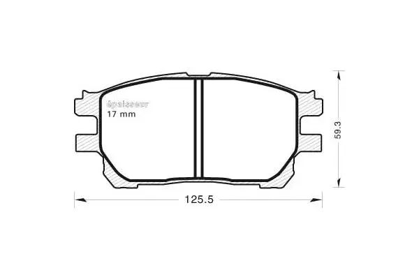 Brake Pad Set, disc brake (792)