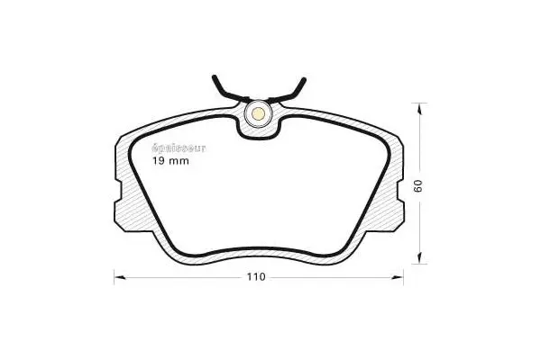 Brake Pad Set, disc brake (207)