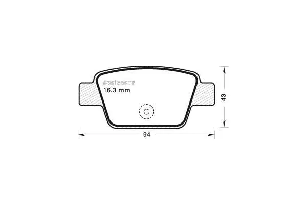 Brake Pad Set, disc brake (674)