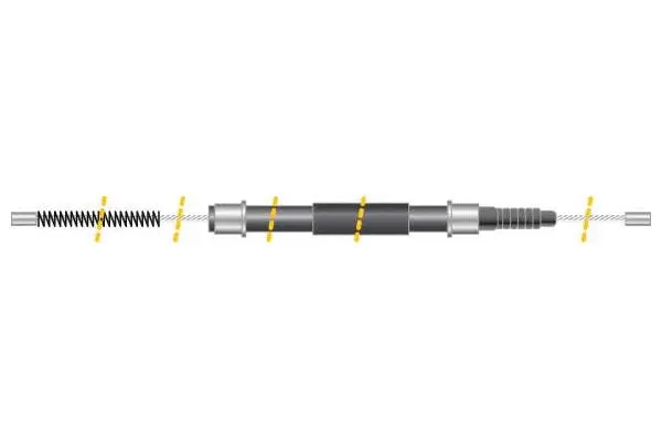 Cable Pull, parking brake (CF5443)
